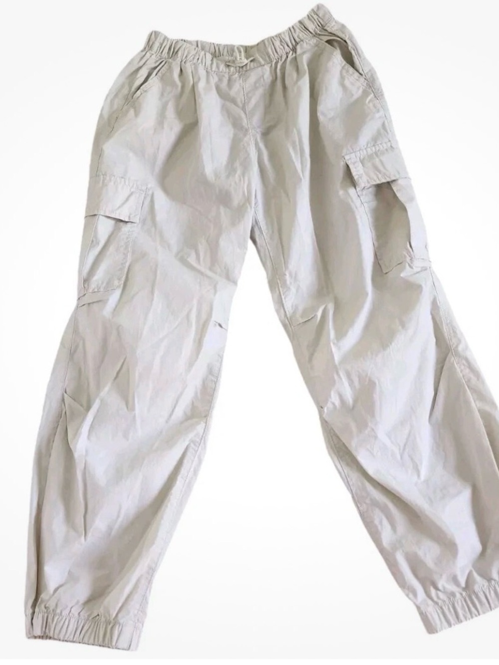 GAP Light Beige Cargo Jogger Pants